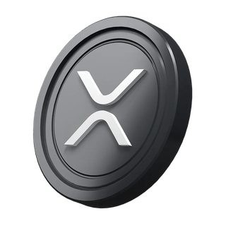Koin XRP Ripple dalam elemen grafis di panduan kripto untuk pemula